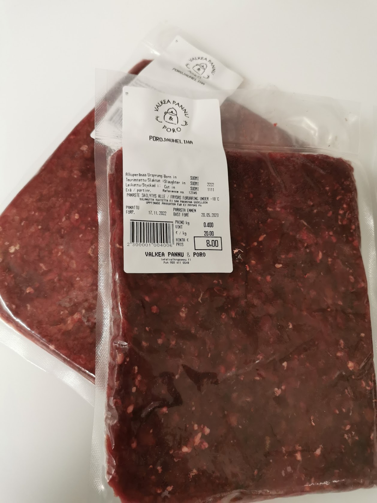 Poron jauheliha 500g